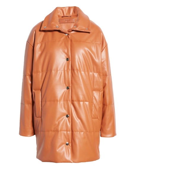 BlankNYC Arden Faux Leather Puffer Coat - Picture 5 of 8